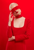 Платье с поясом - фото 105843