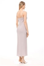 Платье-комбинация с бусинами - фото 105862