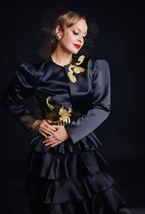 Жакет с вышивкой - фото 105986