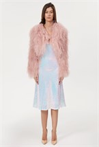 Жакет со страусиными перьями - фото 106018