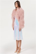 Жакет со страусиными перьями - фото 106019