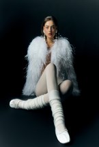 Жакет со страусиными перьями - фото 106024