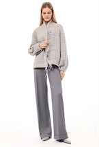 Кардиган из шерсти укороченный - фото 106079