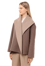 Пальто из кашемира укороченное - фото 106156