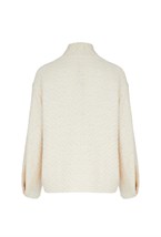 Пальто укороченное из твида - фото 106164