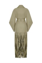 Плащ с бахромой - фото 106172