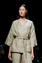 Кимоно с поясом «Коса» - фото 106207