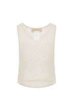 Блуза с жемчужными элементами - фото 106225