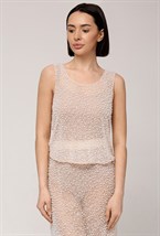 Блуза с жемчужными элементами - фото 106227