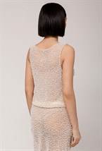 Блуза с жемчужными элементами - фото 106228