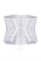 Топ корсетный плетеный - фото 106263