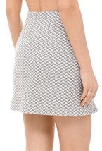 Юбка мини из шерсти - фото 106310