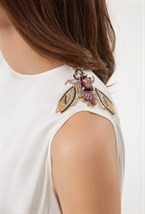 Топ с вышивкой - фото 106422