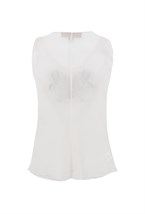 Топ с вышивкой - фото 106426