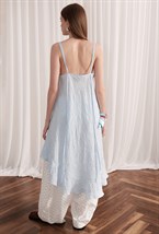 Платье Boho кроп в полоску - фото 106664