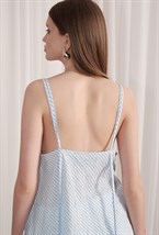 Платье Boho кроп в полоску - фото 106667