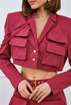 Жакет с объемными карманами - фото 107843