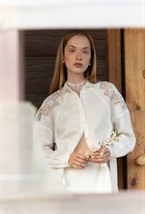 Блуза с подзором - фото 107860