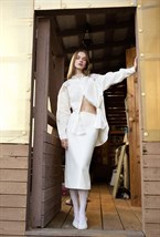 Блуза с подзором - фото 107861