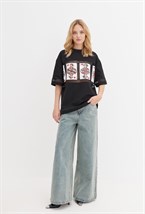 Футболка с принтом "Карты" - фото 107906