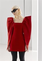 Платье с рукавами "Платок" - фото 107923