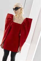 Платье с рукавами "Платок" - фото 107924