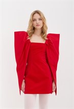 Платье с рукавами "Платок" - фото 107925