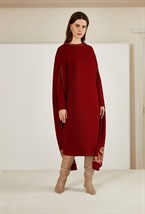 Платье с боярскими рукавами - фото 107930