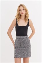 Юбка из твида - фото 107958