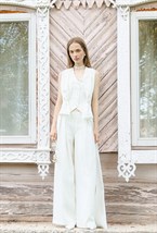 Брюки с подзором - фото 107988