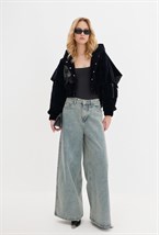 Бомбер с капюшоном "Платок" - фото 108022