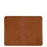 Чехол для карт "Butterfly" в охре - фото 108386