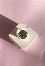 Кольцо белая Нимфа с кристаллами (серебро) - фото 108574