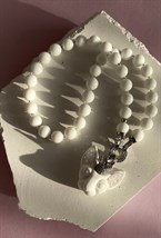 Колье с белой кошкой - фото 108721