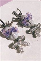 Серьги принцессы мини с бантами - фото 108792