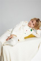 Пижама из сатина бежевая из коллаборации Mater&ME x Але, Бармале - фото 109054