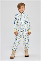 Комбинезон флисовый, с авторским принтом - фото 109076