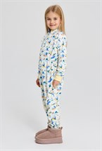 Комбинезон флисовый, с авторским принтом - фото 109077