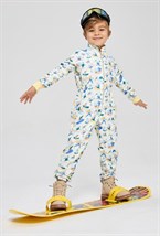 Комбинезон флисовый, с авторским принтом - фото 109078