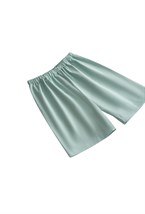 Пижама летняя с воротником «Эвкалипт+контрастный воротник» - фото 109129