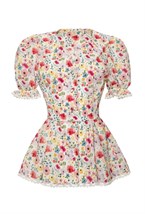 «Flower blouse» Блуза из хлопка - фото 109317