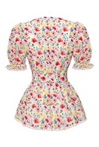 «Flower blouse» Блуза из хлопка - фото 109318