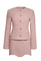 “Summer sparkle” Юбка мини из твида - фото 109373