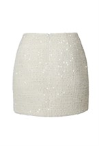 “Summer sparkle” Юбка мини с фигурным срезом - фото 109398