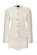 “Summer sparkle” Юбка мини с фигурным срезом - фото 109400