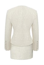 “Summer sparkle” Юбка мини с фигурным срезом - фото 109401