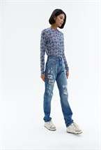 Джинсы Sky Marble Premium Grunge - фото 109461