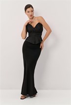 Черная юбка макси - фото 109705