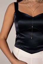 Блуза атласная - фото 109722