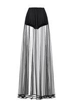 Юбка из сетки с декоративными трусами - фото 109858